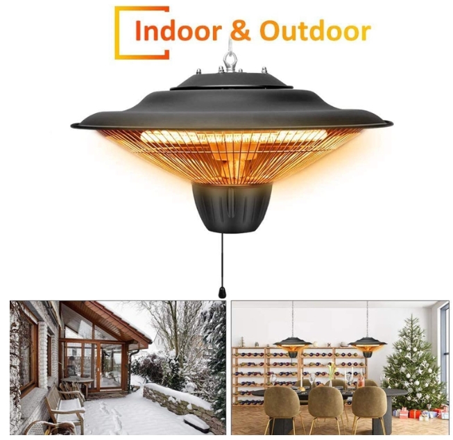 Mirror infrared heater bathroom