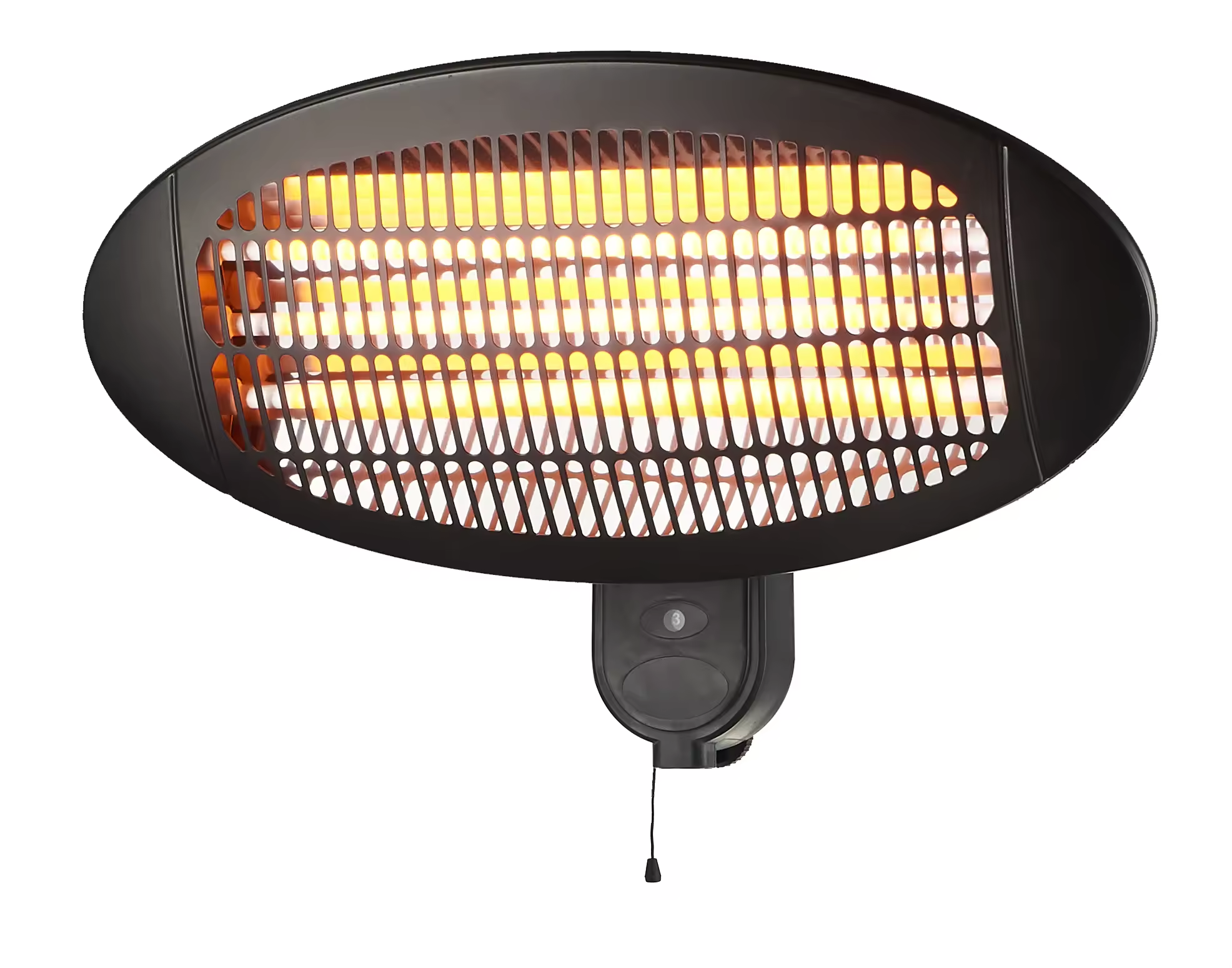 Wall mounted electric heater