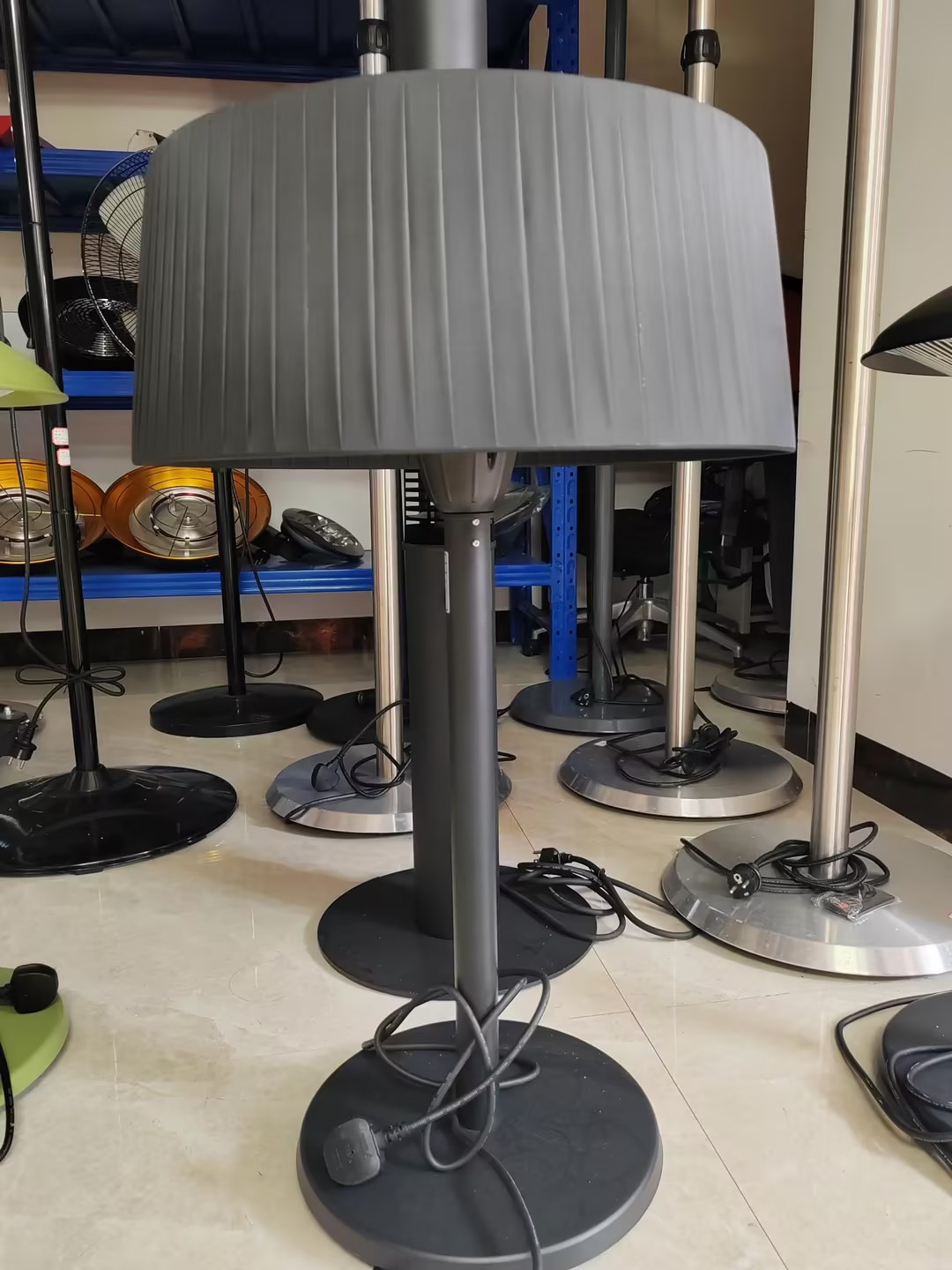 Distance between patio heater and ceiling