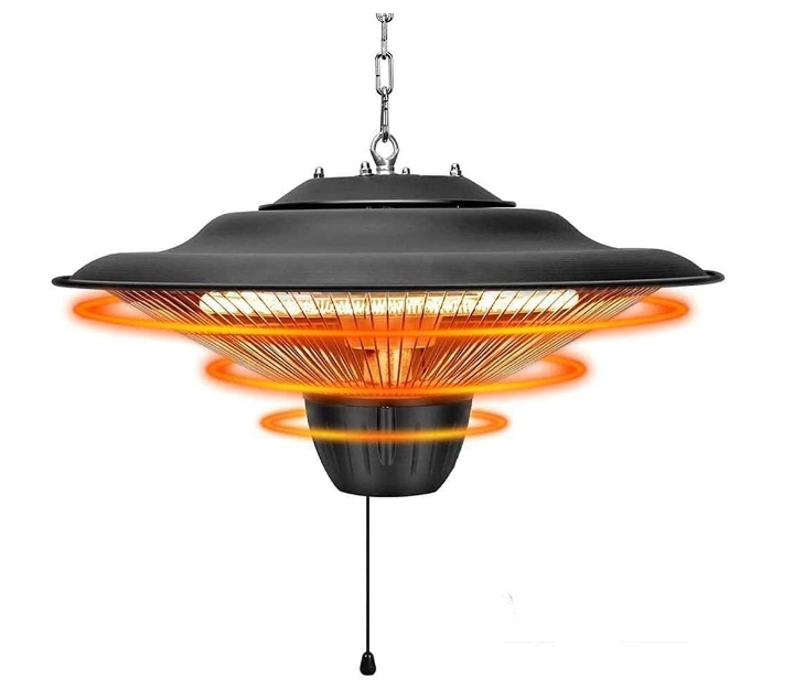 Infrared wall heater for bathroom
